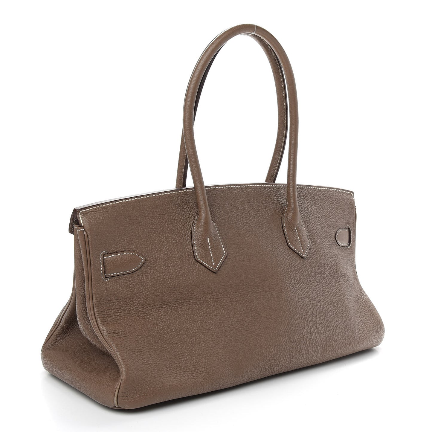 Taurillon Clemence JPG Shoulder Birkin II 42 Etoupe