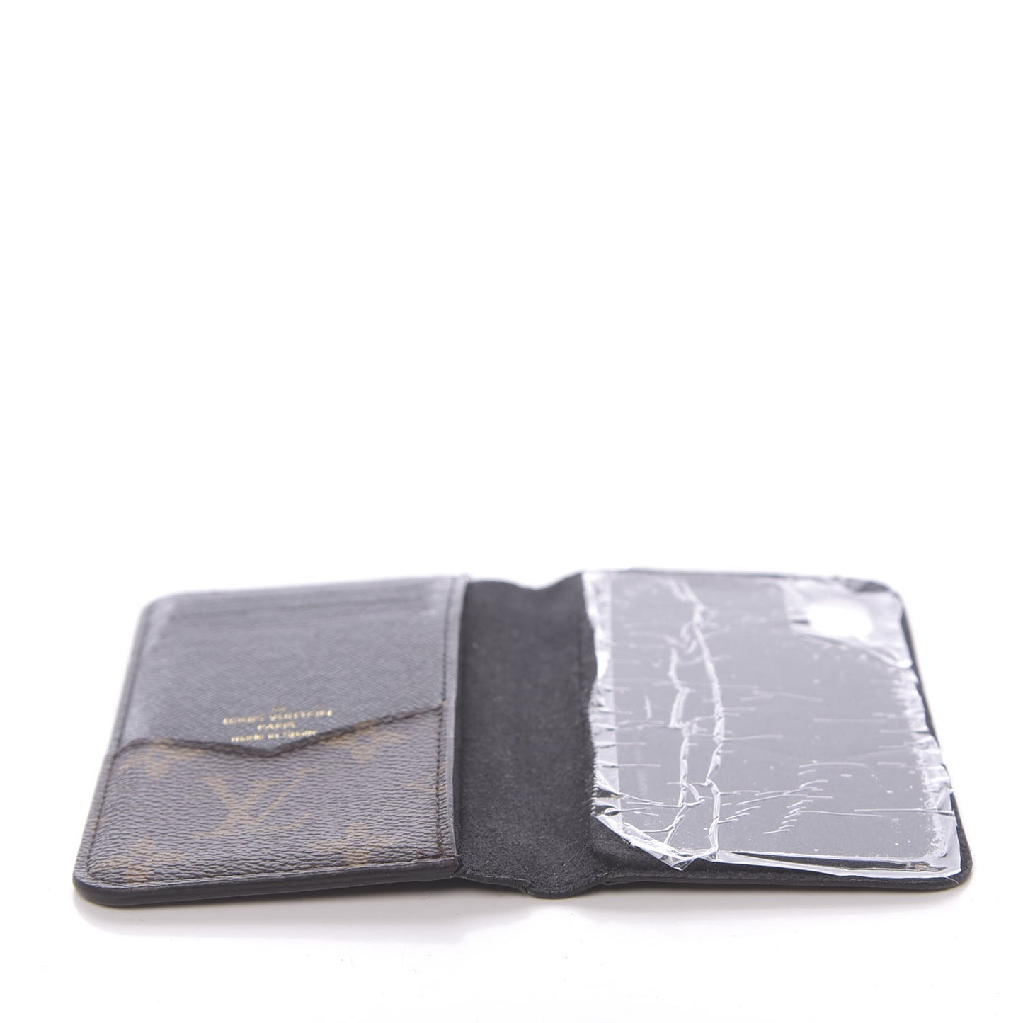 Monogram iPhone XS Folio Case Black