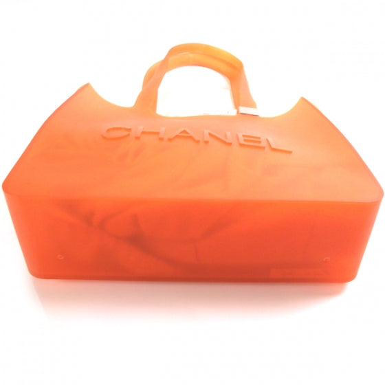 Jelly Rubber Tote Orange