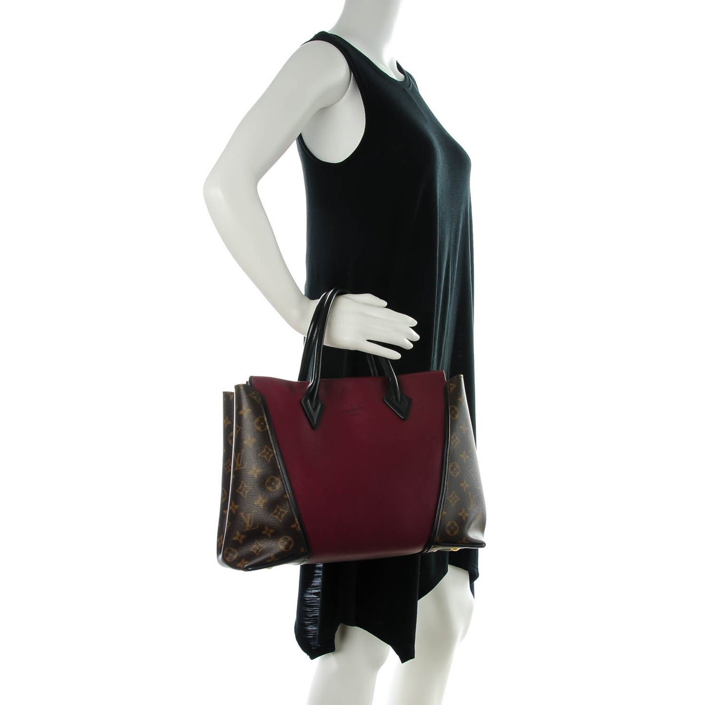 Monogram Cuir Orfevre Tote W PM Prunille