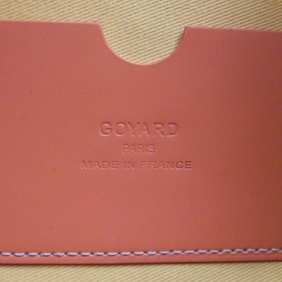 Goyardine Amakios PM Bowler Tote Bag Orange