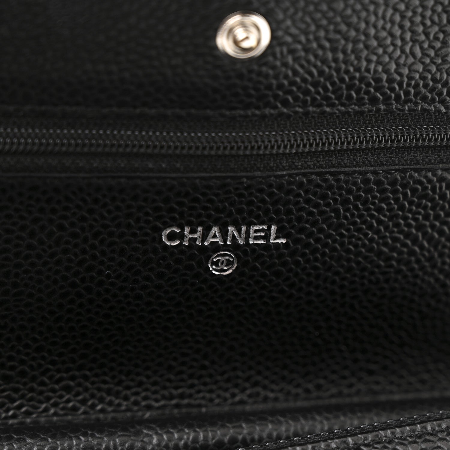 Chanel Caviar Quilted Wallet on Chain WOC Black 6 of 14