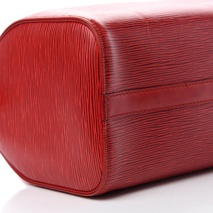 Louis Vuitton Epi Speedy 25 Castillan Red 9 of 15