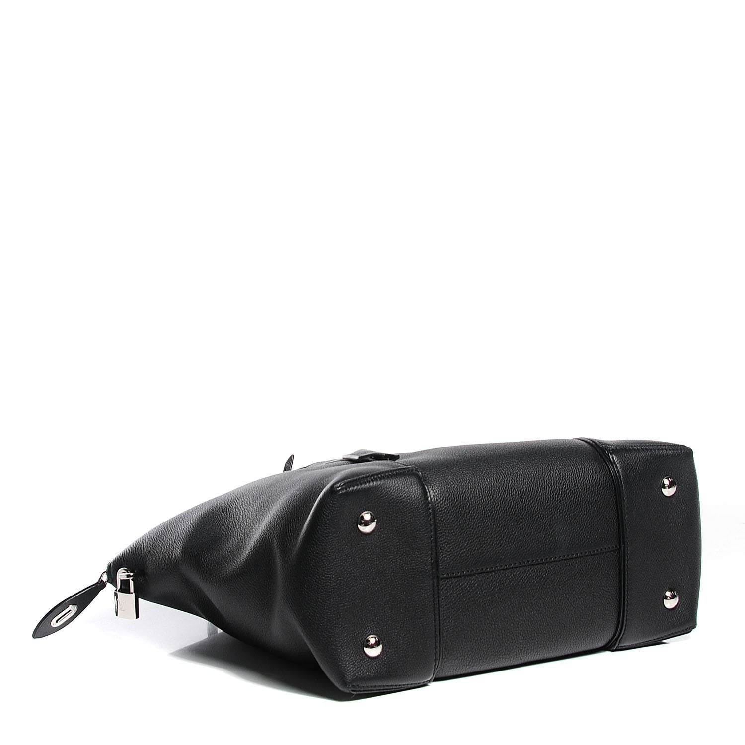Louis Vuitton Veau Cachemire Soft Lockit MM Black 4 of 8
