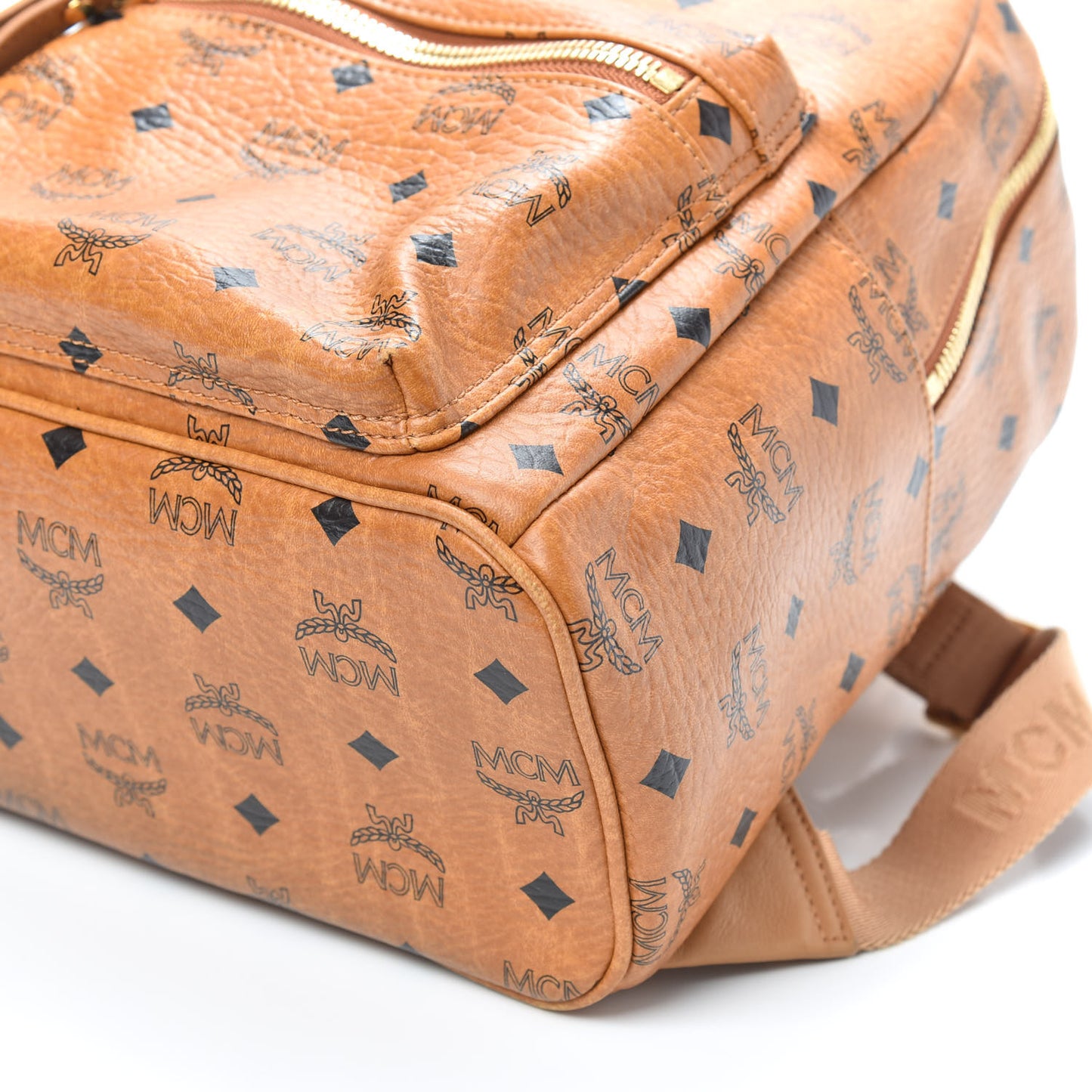 Visetos Small Sprinkle Stud Stark Backpack Cognac
