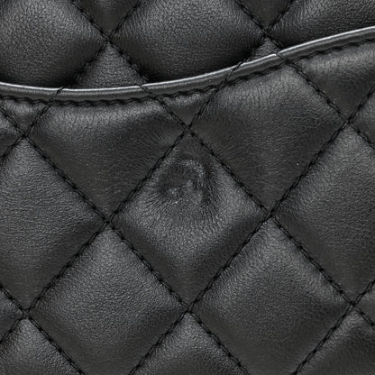 Chanel Lambskin Quilted Mini Sweet Camellia Flap Black 11 of 12
