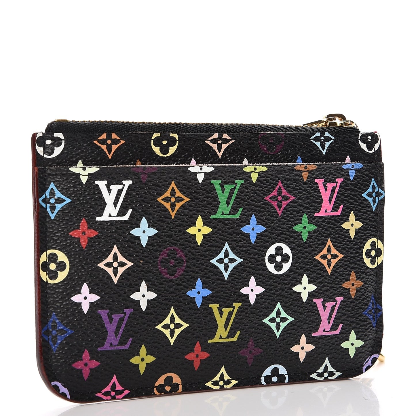 Monogram Multicolor Key Pouch Black Grenade