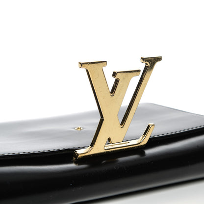 Louis Vuitton Calfskin Chain Louise GM Black 7 of 10