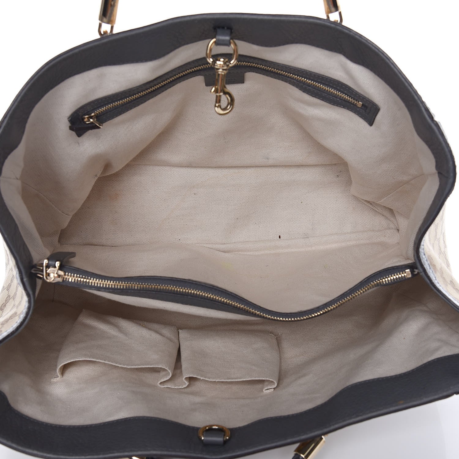 Gucci Monogram Medium Bella Tote Grey 5 of 13