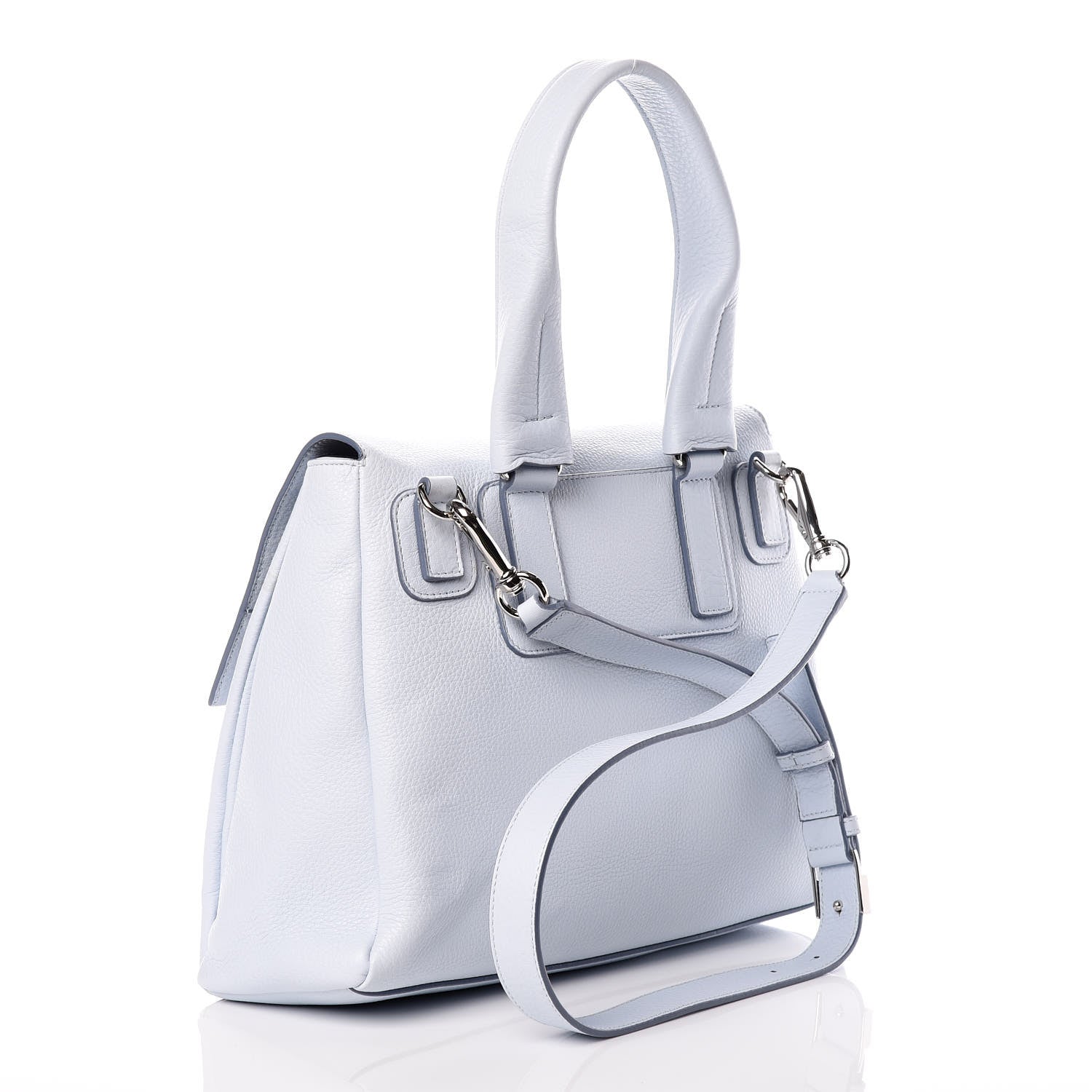 Givenchy Calfskin Small Pandora Pure Flap Bag Light Blue 4 of 15