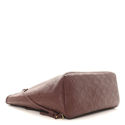 Louis Vuitton Empreinte Monogram Giant Neverfull MM Wine 4 of 10