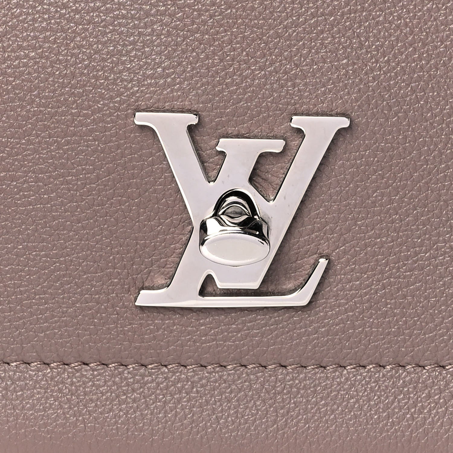 Louis Vuitton Soft Calfskin Lockme II Top Handle Taupe Glace 7 of 11