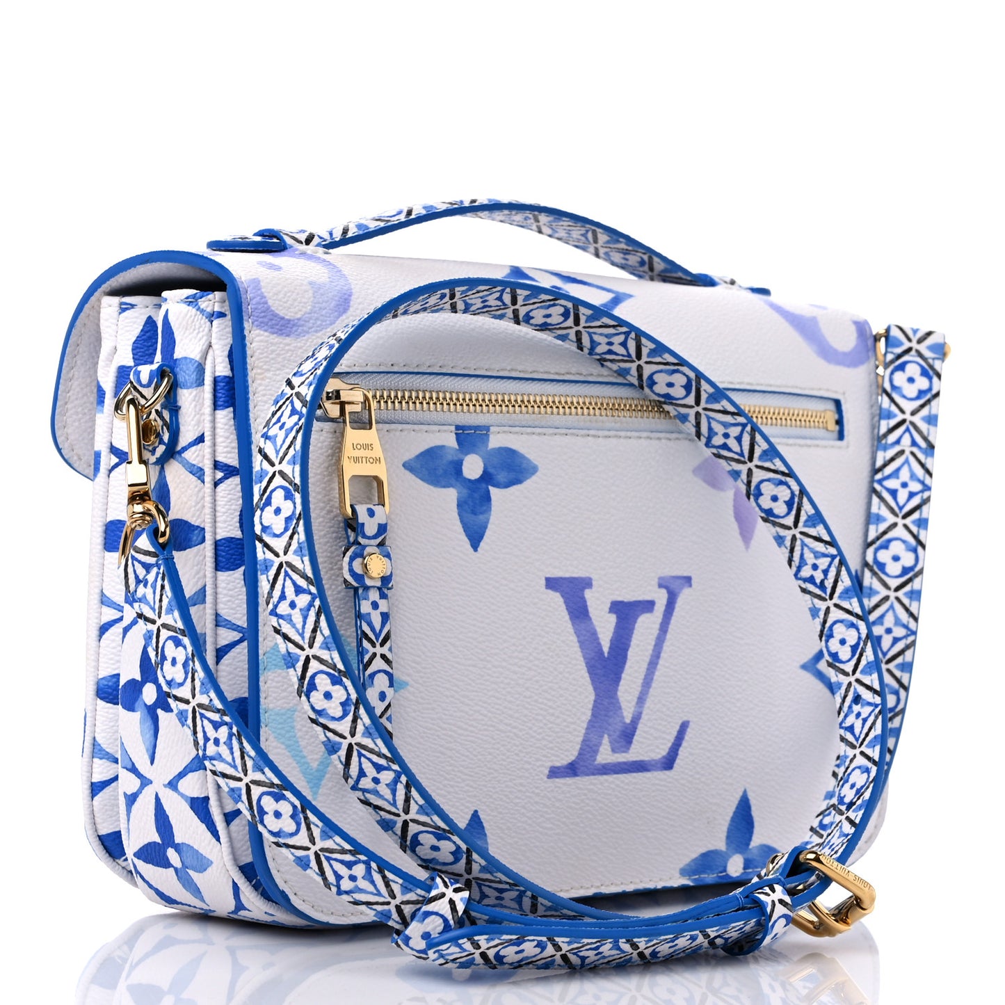 Monogram Giant By The Pool Pochette Metis MM Blue