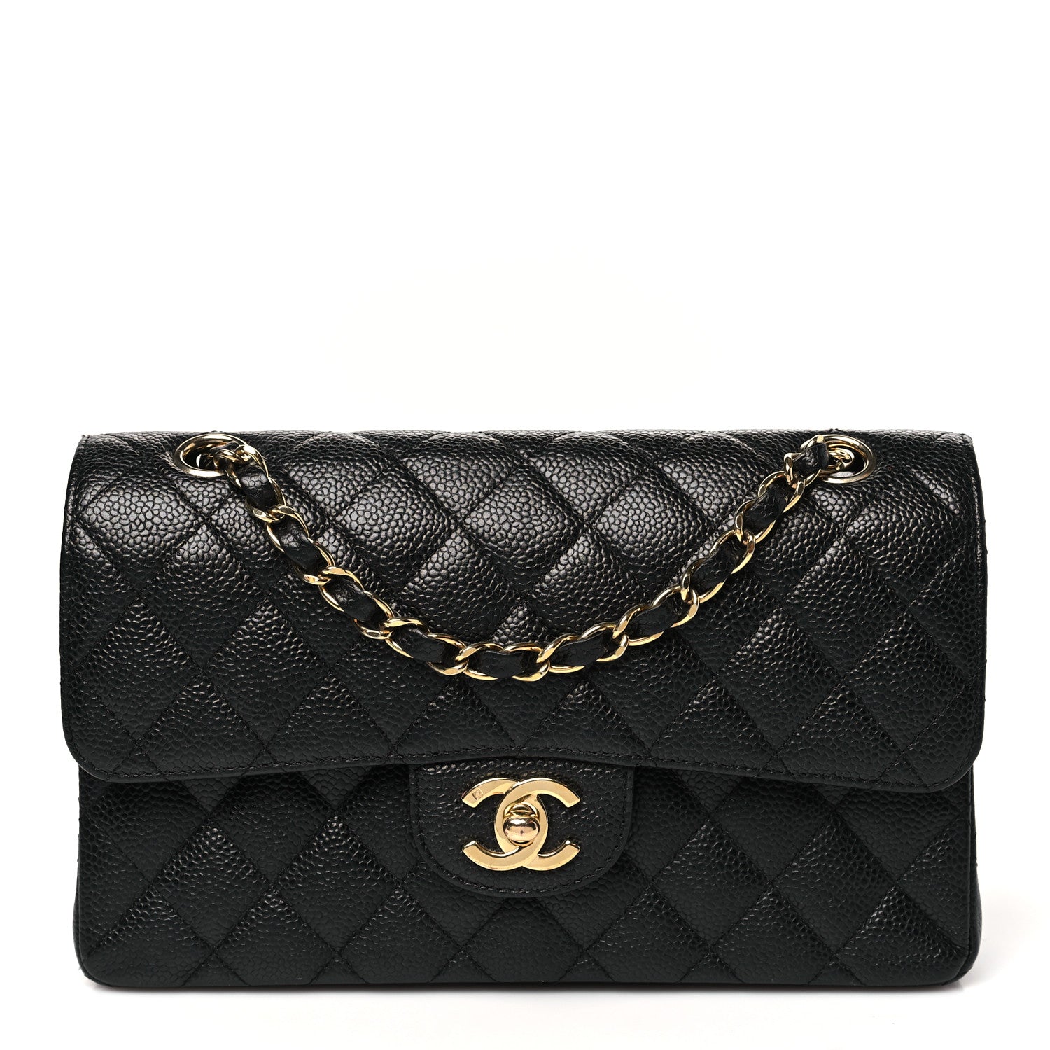 Chanel Caviar Quilted Small Double Flap Black 1 of 12