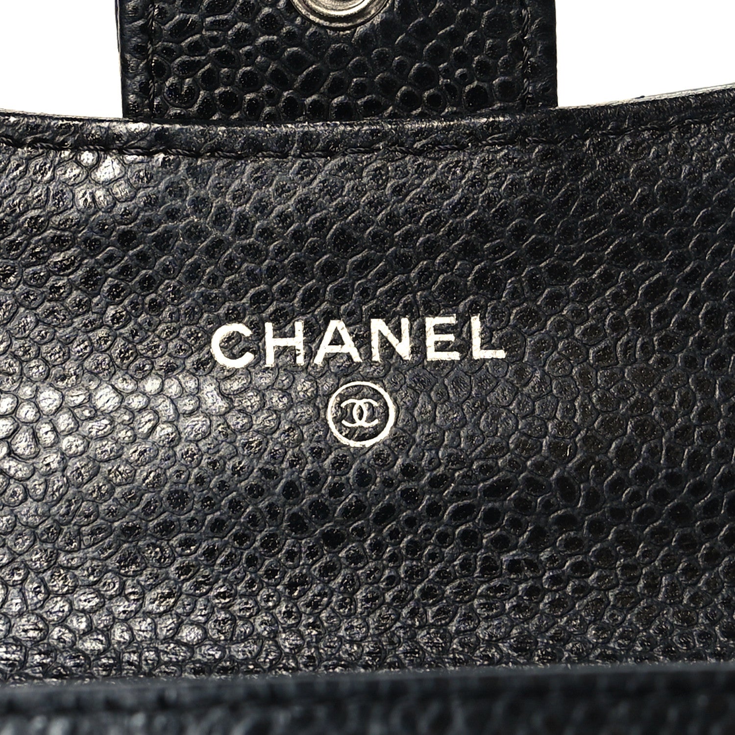 Chanel Caviar Quilted Flap Card Holder Black 6 of 9