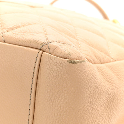 Chanel Caviar Quilted Grand Shopping Tote GST Beige Clair 10 of 16