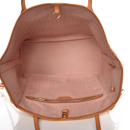 Louis Vuitton Damier Azur Neo Neverfull MM Rose Ballerine 5 of 17