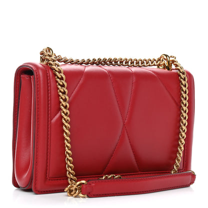 Dolce & Gabbana Calfskin Medium Devotion Crossbody Bag Red 3 of 8