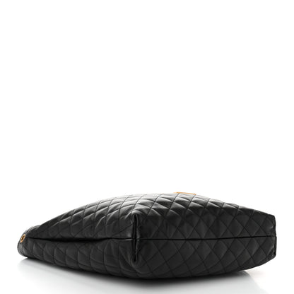 Saint Laurent Lambskin Quilted Maxi Icare Shopping Tote Black 5 of 11