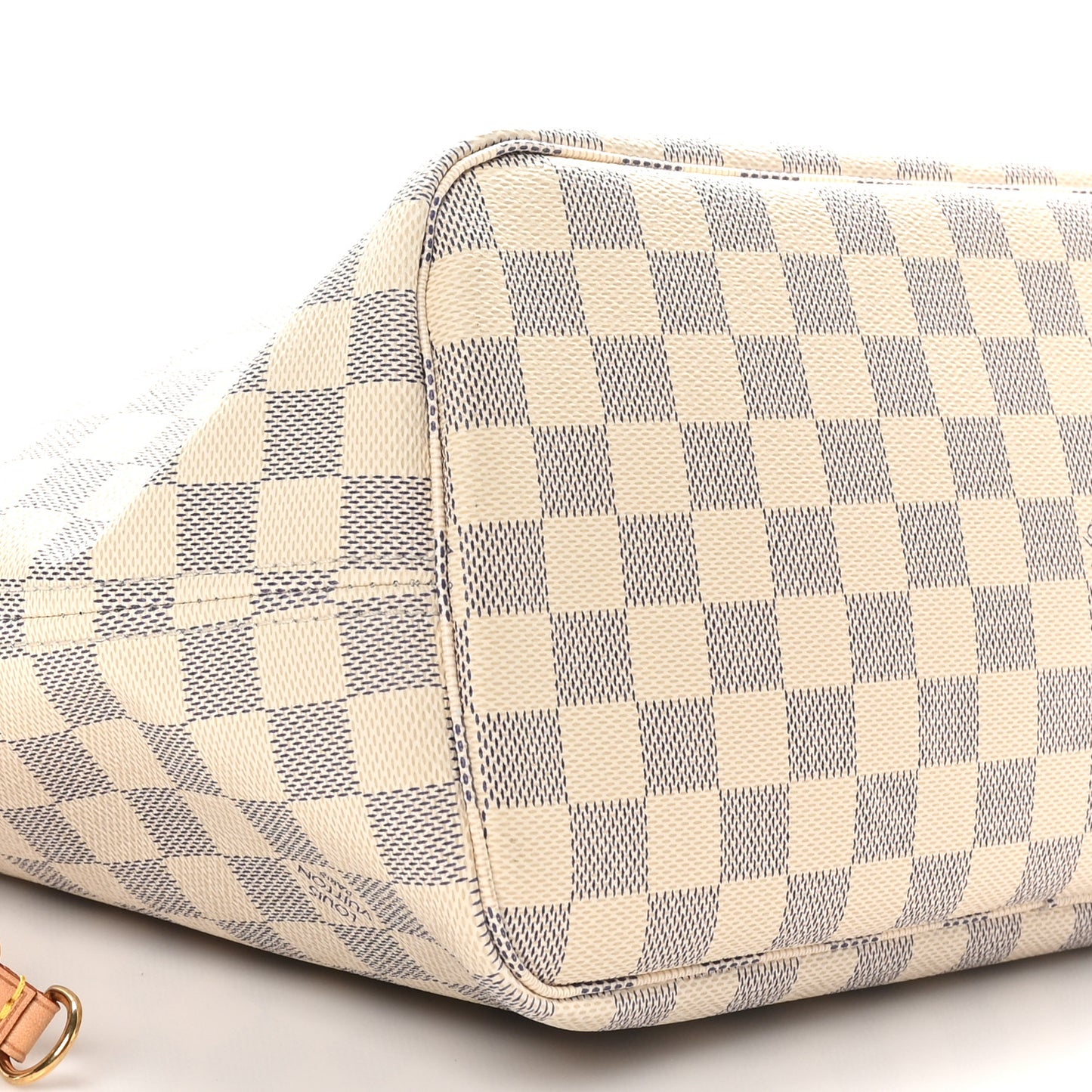 Damier Azur Neo Neverfull MM Rose Ballerine
