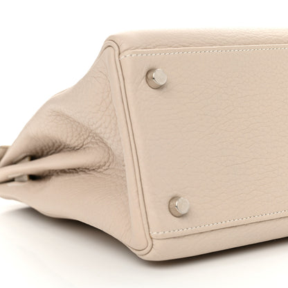 Hermes Togo Verso Kelly Retourne 32 Argile Tabac Camel 9 of 13