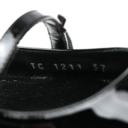 Louis Vuitton Patent Uniformes Ballet Flats 37 Black 7 of 8