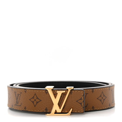 Louis Vuitton Reverse Monogram 35mm LV Initiales Belt 85 34 1 of 7