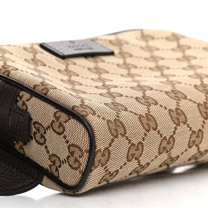 Gucci Monogram Belt Bag Dark Brown 9 of 10