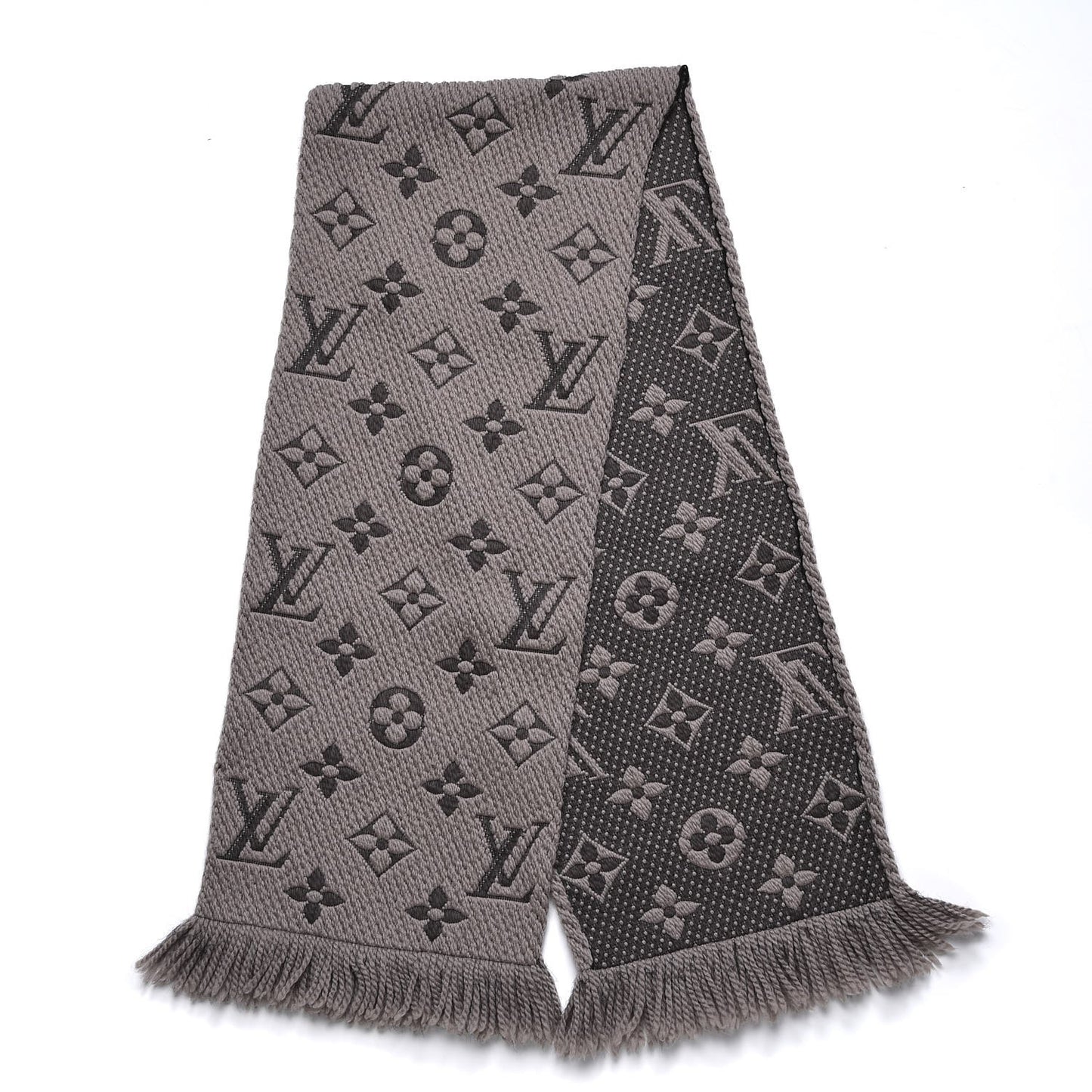 Wool Silk Logomania Scarf Verone