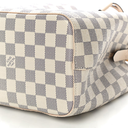 Louis Vuitton Damier Azur Braided Neonoe BB Pink 10 of 10