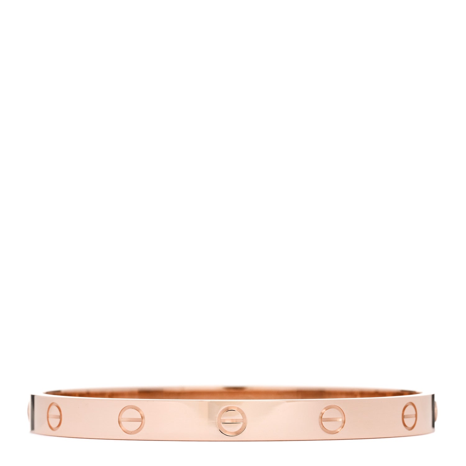 Cartier 18K Pink Gold LOVE Bracelet 18 1 of 9