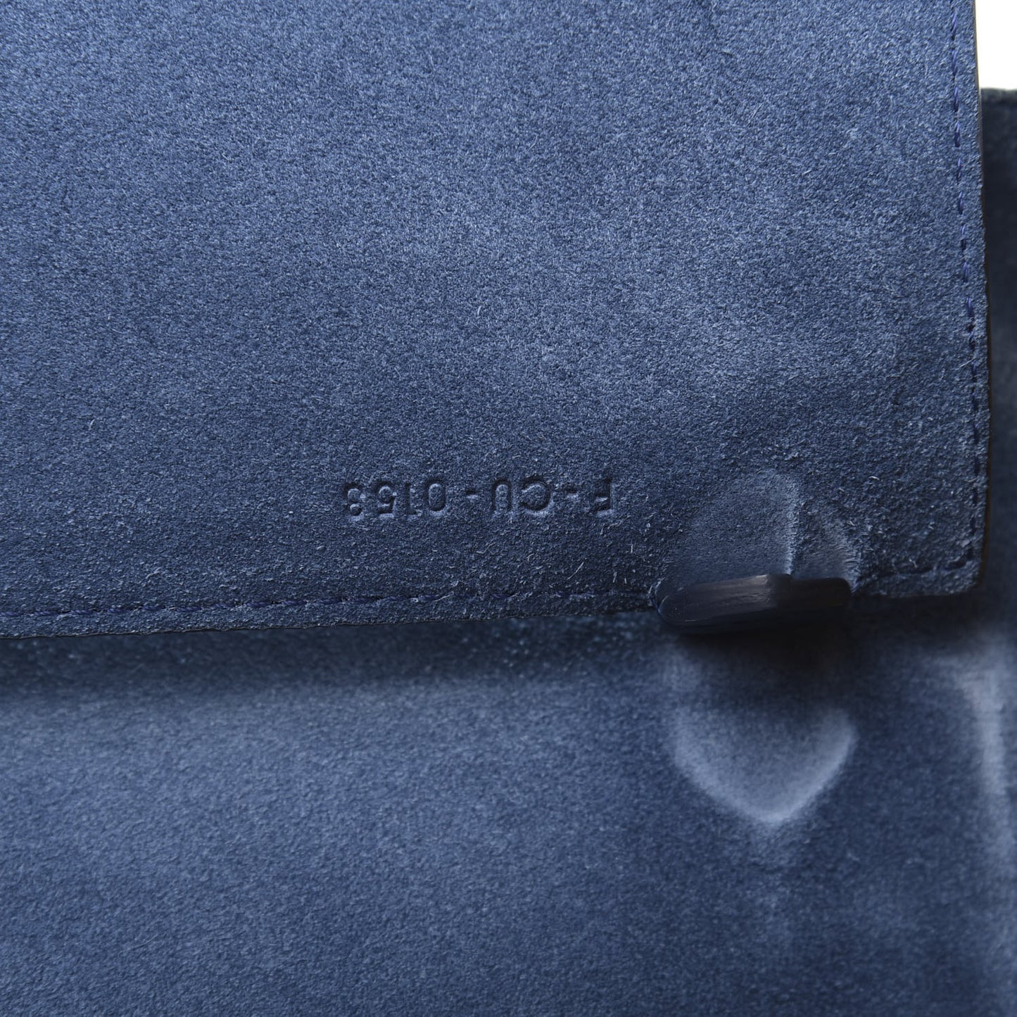 Calfskin Suede Medium Phantom Luggage Cabas Yellow Blue