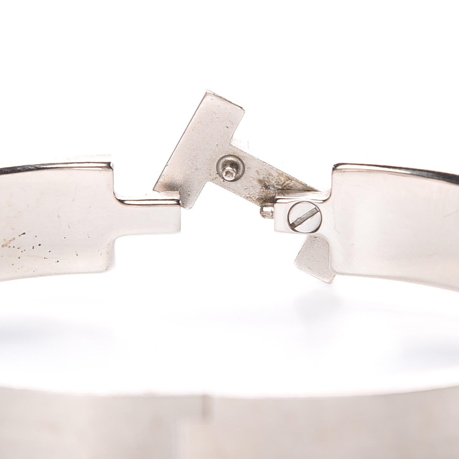 Hermes Matte Enamel Narrow Clic Clac HH Bracelet GM Black 4 of 6