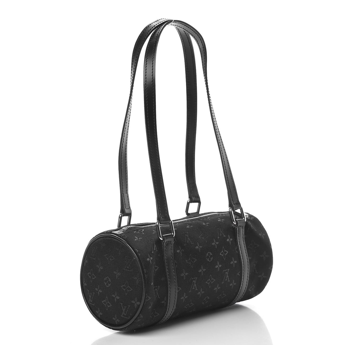 Satin Monogram Mini Papillon Black