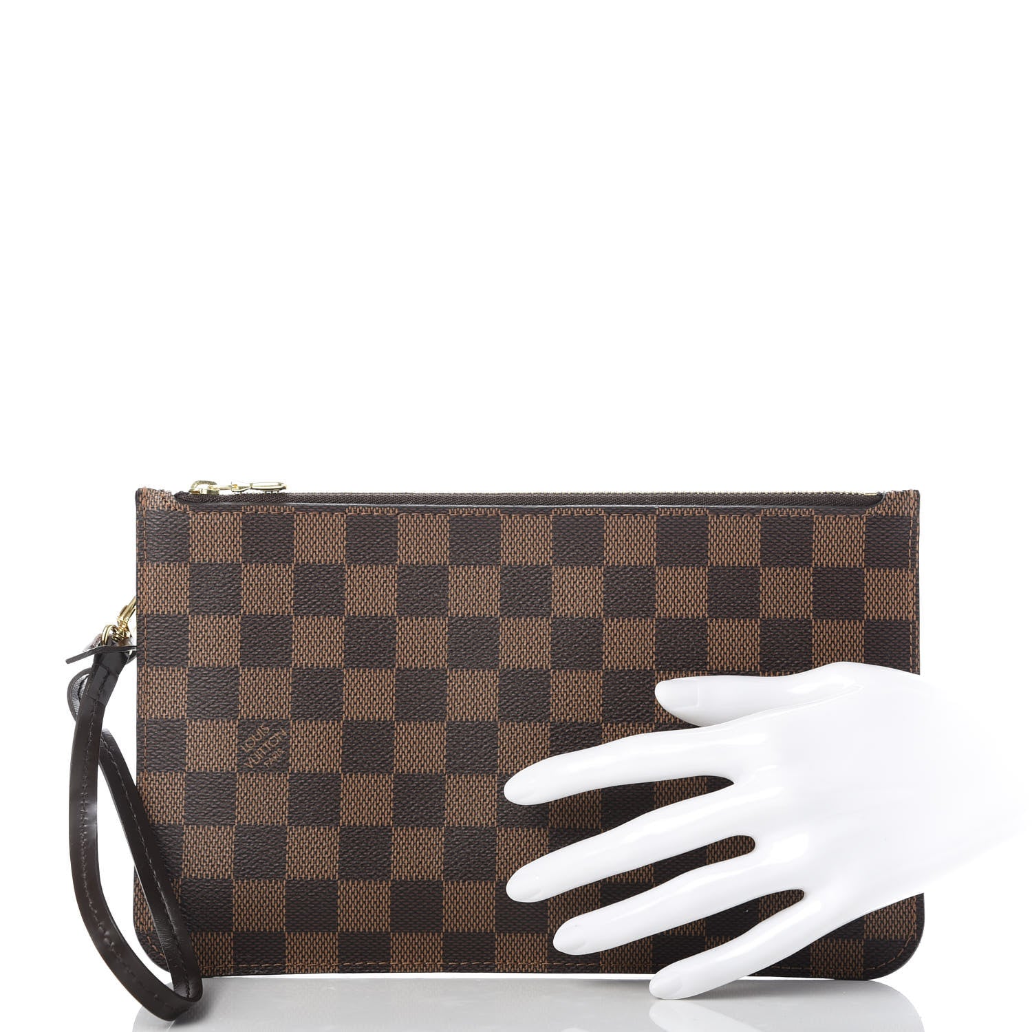 Louis Vuitton Damier Ebene Neverfull MM GM Pochette 2 of 6