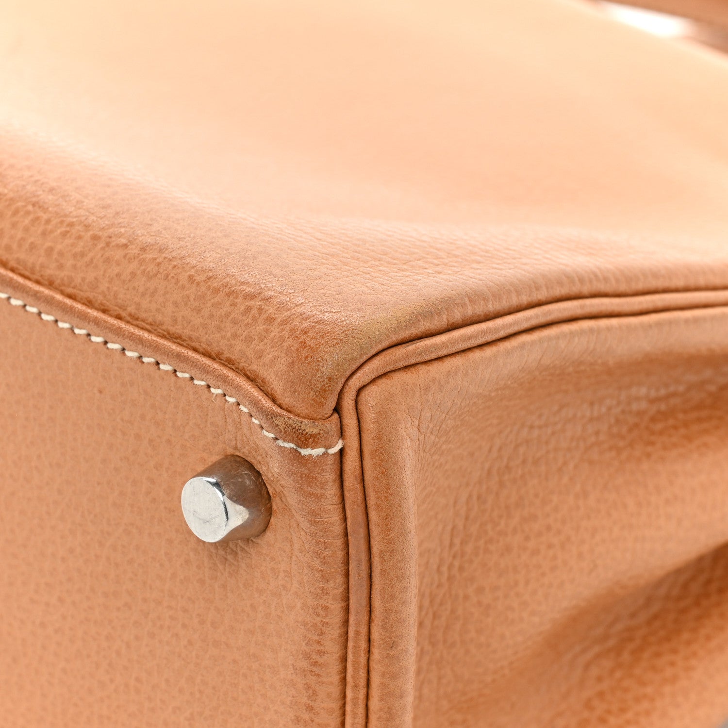 Hermes Vache Liegee Kelly Retourne 28 Naturelle 14 of 19
