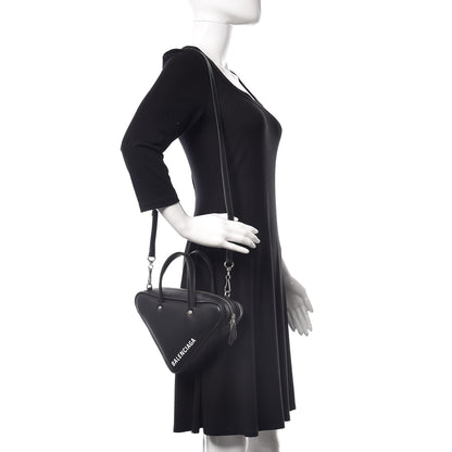 Balenciaga Calfskin XS Triangle Duffle Black 2 of 10