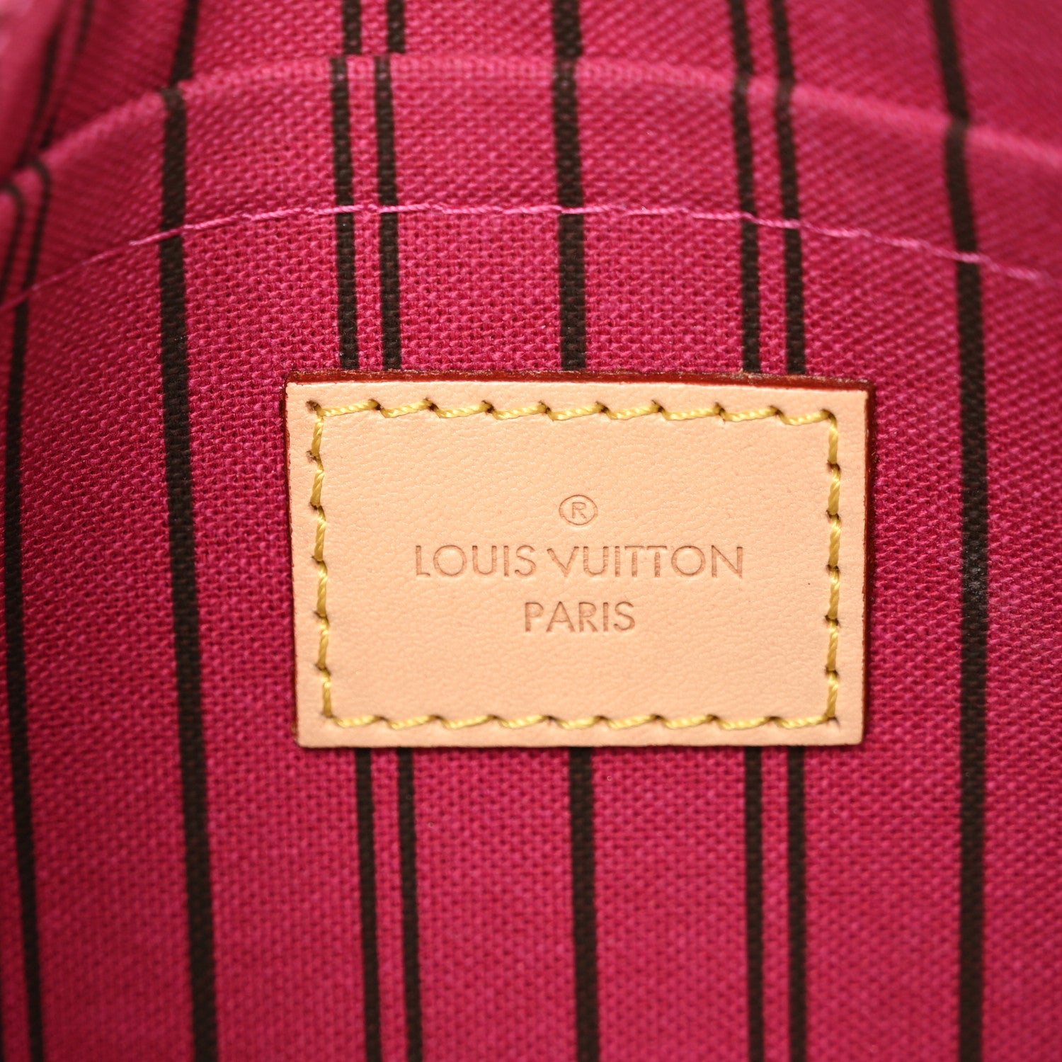 Louis Vuitton Monogram Neverfull MM GM Pochette Pivoine 5 of 6