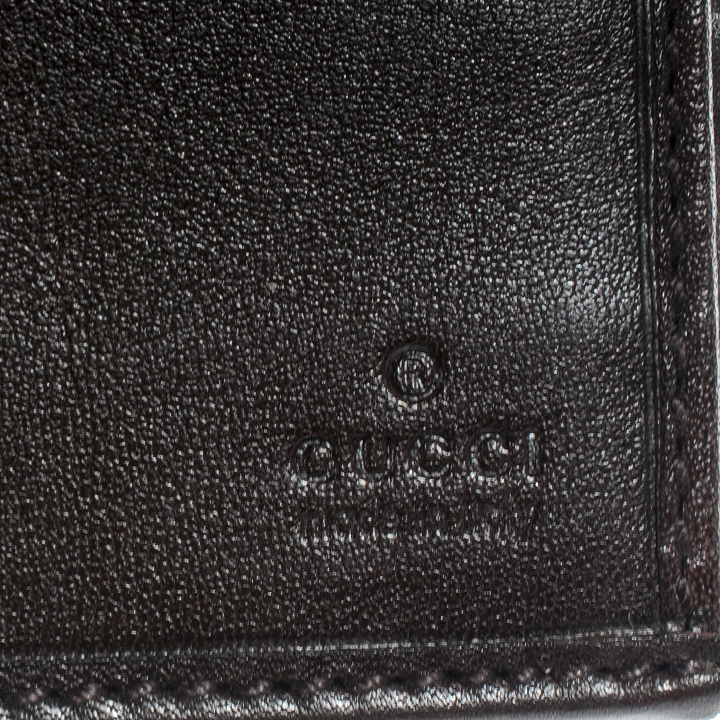 Gucci Guccissima Leather Indy Continental Wallet Dark Brown 7 of 7
