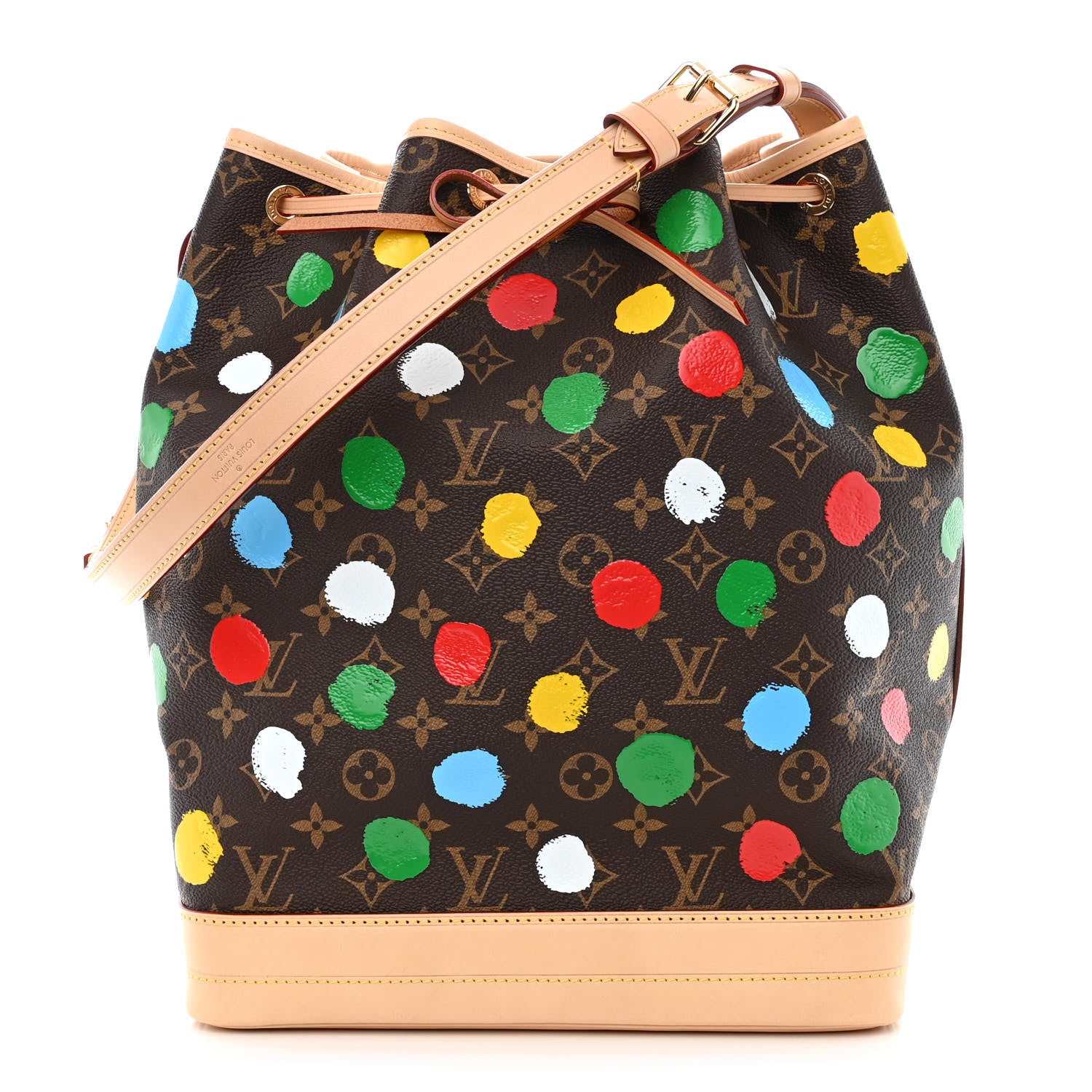 Louis Vuitton LV X YK Monogram Dots Noe Multicolor 1 of 11