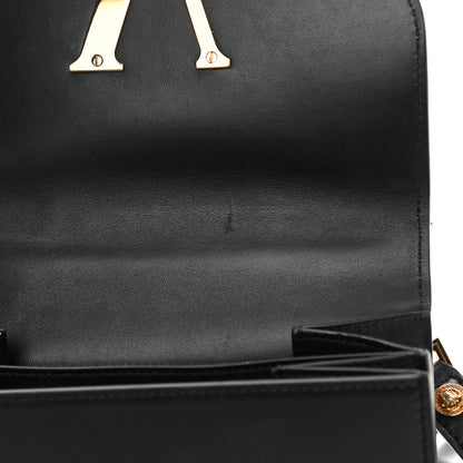 Versace Vitello Barocco Virtus Small Top Handle Shoulder Bag Black 10 of 18