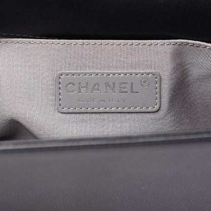 Chanel Lambskin Quilted Medium Boy Flap Black 5 of 13