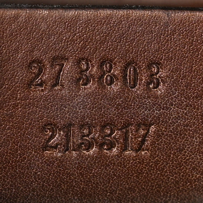 Gucci Leather Horsebit 1921 Clutch Bag Brown 5 of 9