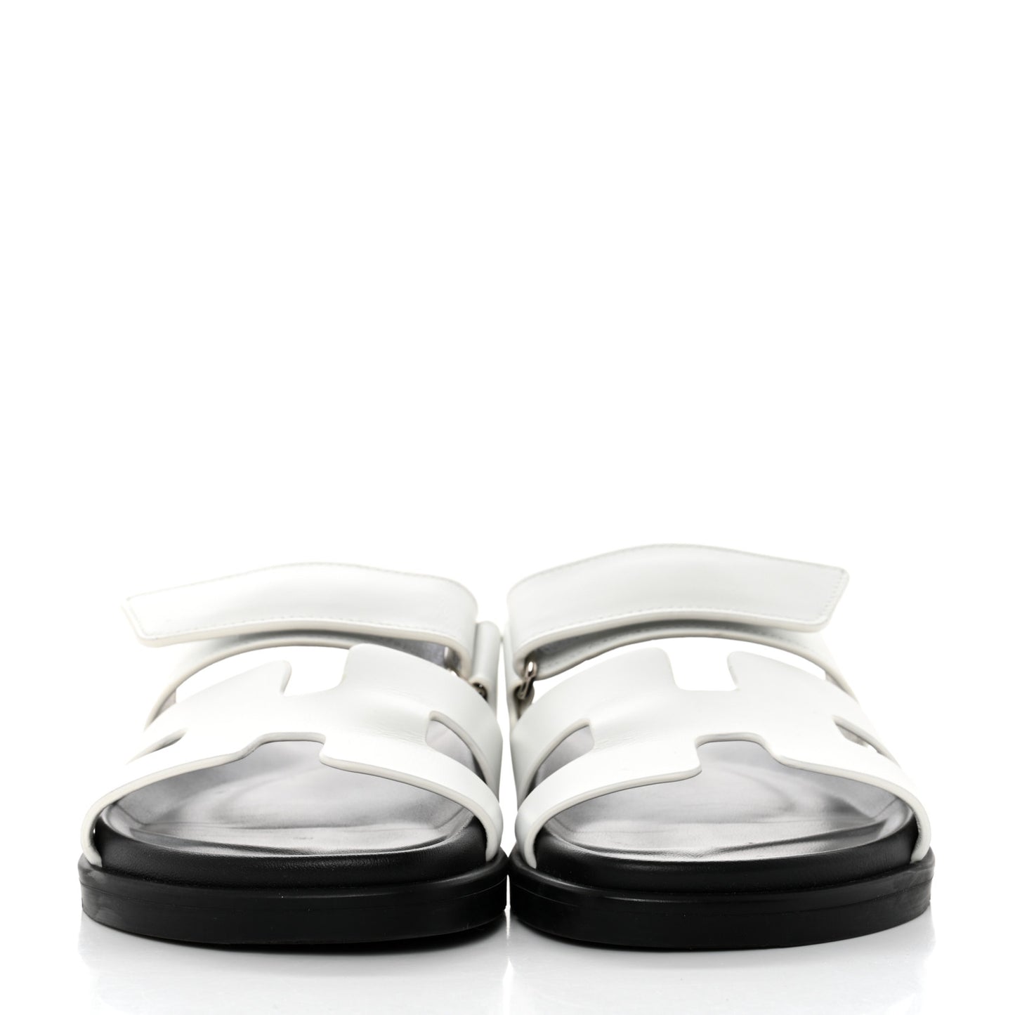 Calfskin Womens Chypre Sandals 35 White