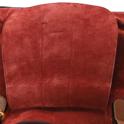 Chloe Suede Small Lexa Shoulder Bag Sienna Red 9 of 10