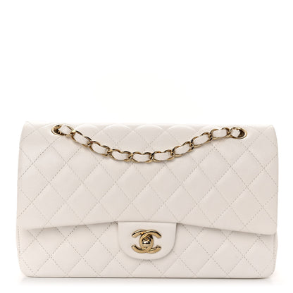 Chanel Caviar Quilted Medium Double Flap White 1 of 11