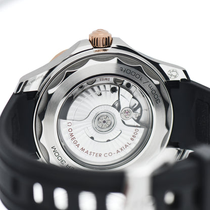 Omega Stainless Steel 18K Sedna Gold Rubber 42mm Seamaster Diver 300M Co-Axial Master Chronometer Automatic Watch Black 210.22.42.20.01.002 4 of 5