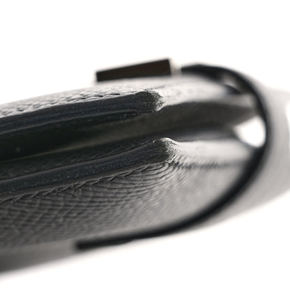 Hermes Epsom Bearn Compact Wallet Black 10 of 12
