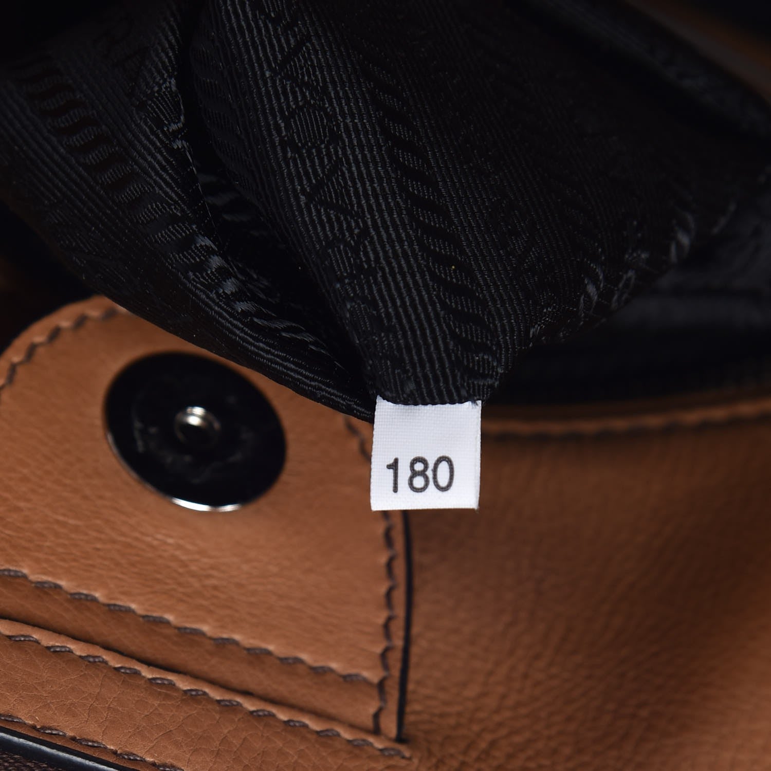 Prada Glace Calf Twin Pocket Tote Cannella 7 of 15