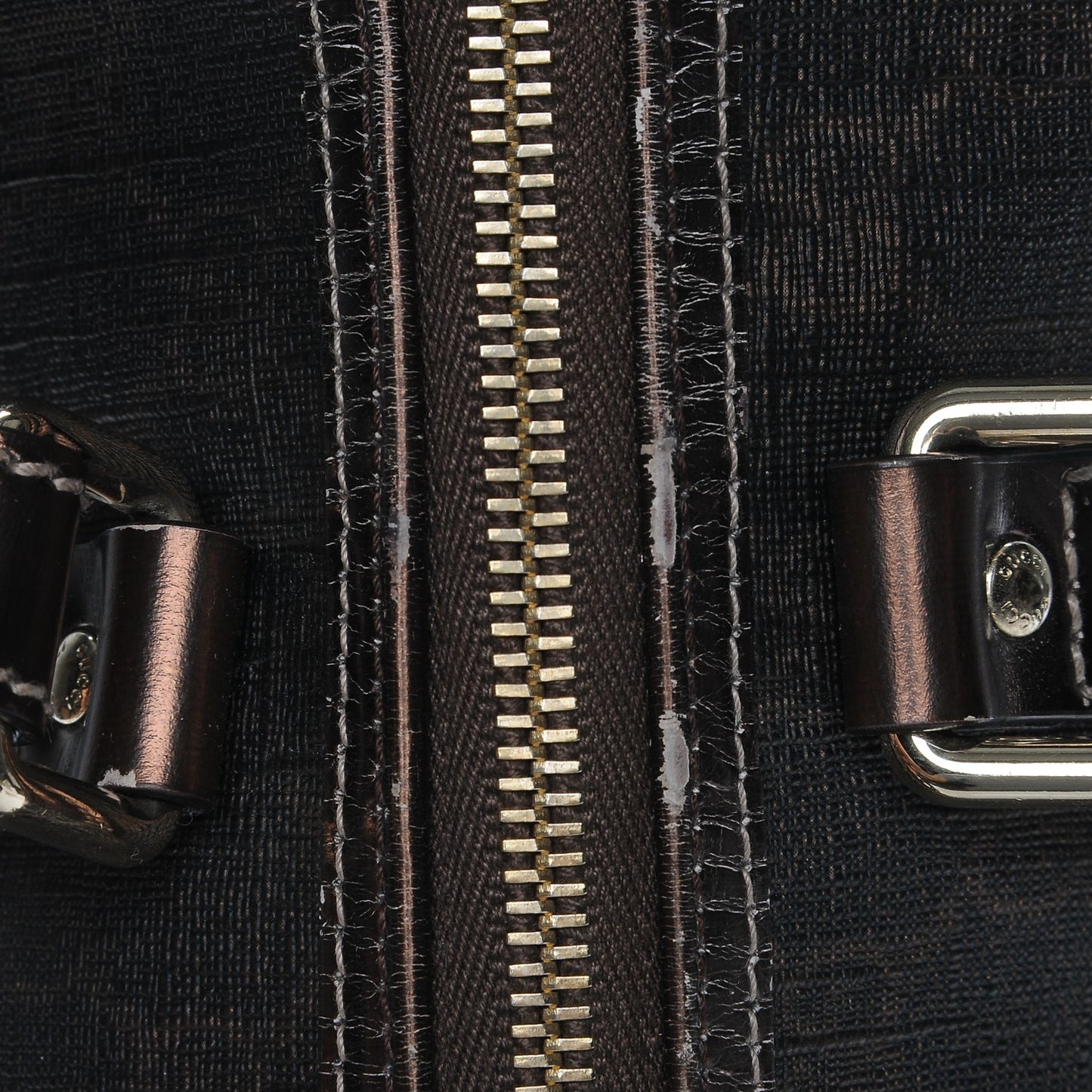 GG Plus Monogram Medium Joy Boston Dark Brown